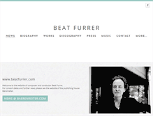 Tablet Screenshot of beatfurrer.com